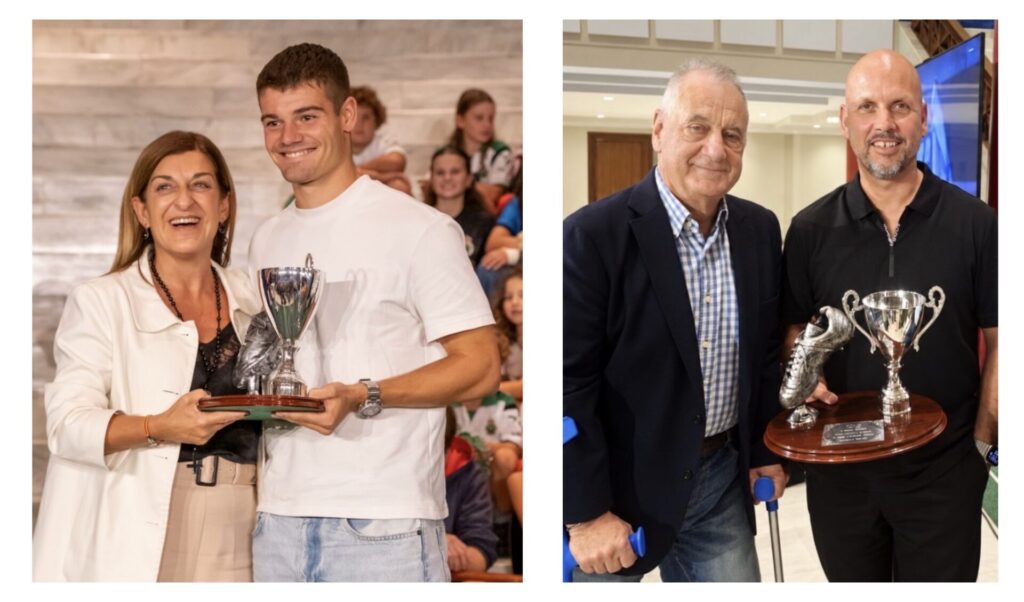 Los premiados del trofeo Chisco